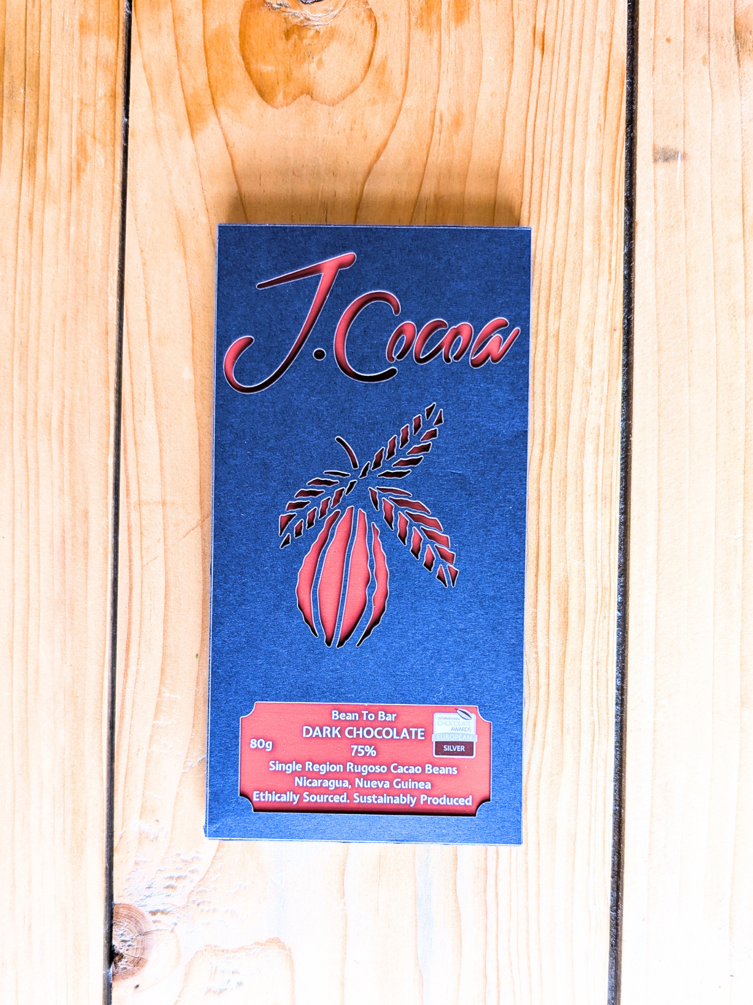 75% Dark Chocolate - Rugoso Cocoa Variety